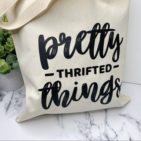 Natural Canvas Tote Cotton Bag Size 15x16” - Picture 2 of 7